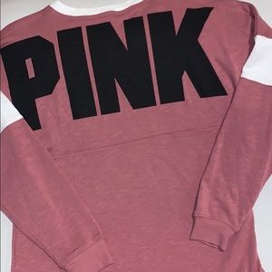 Pink S crew sweatshirt